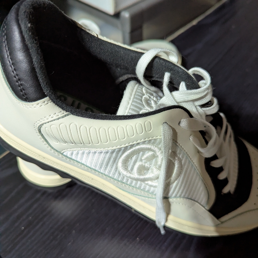 Stylish Black and White Athletic Shoes